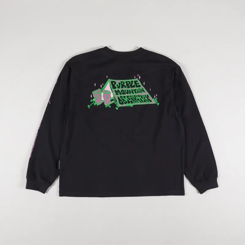 Purple Mountain Observatory X Paddy Schmidt Long Sleeve T Shirt Black