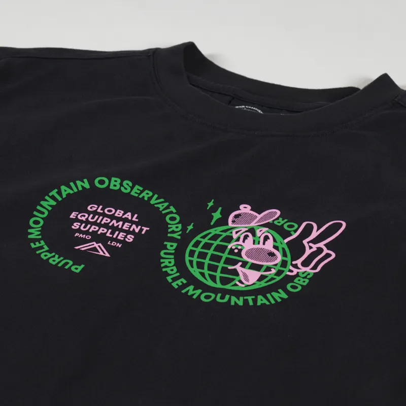 Purple Mountain Observatory X Paddy Schmidt Long Sleeve T Shirt Black-2