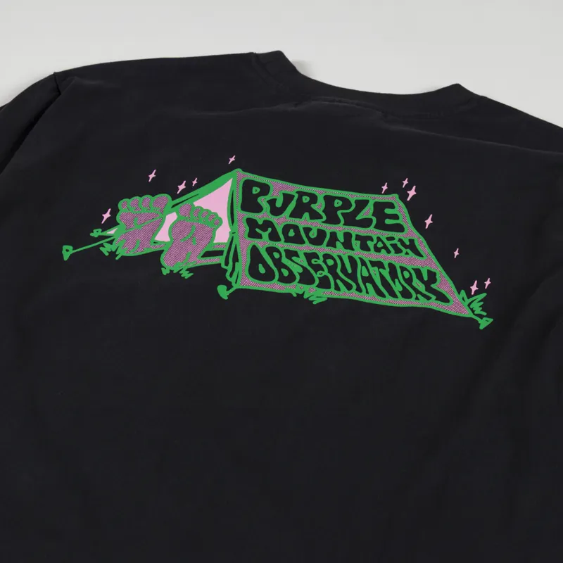 Purple Mountain Observatory X Paddy Schmidt Long Sleeve T Shirt Black-3