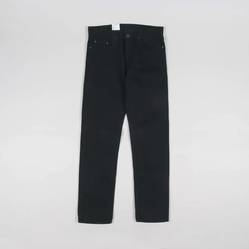 Carhartt WIP Pontiac Pant Black One Wash Maitland Denim-1