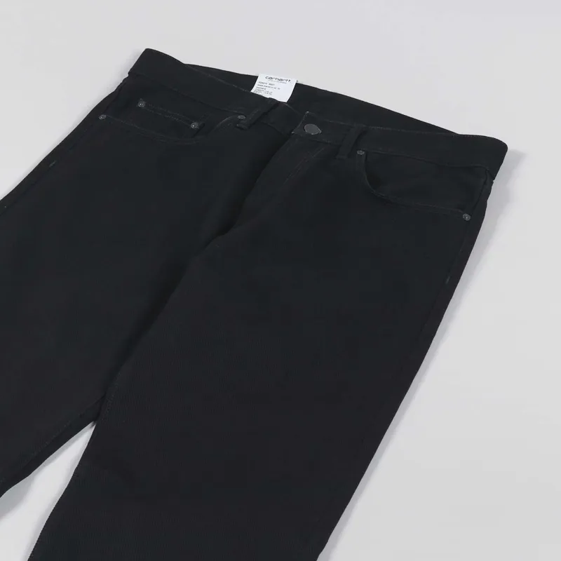 Carhartt WIP Pontiac Pant Black One Wash Maitland Denim-6