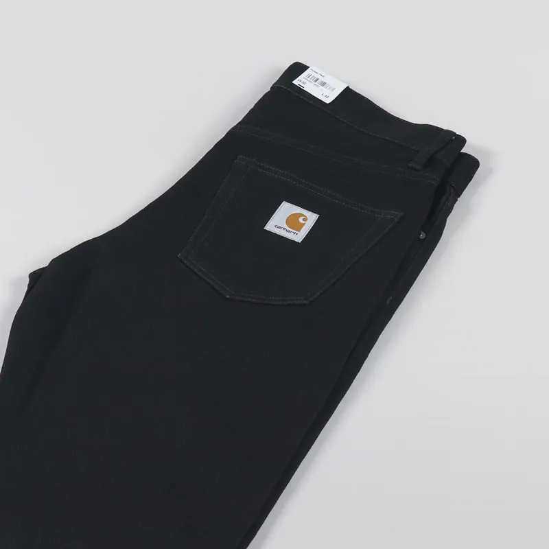 Carhartt WIP Pontiac Pant Black One Wash Maitland Denim-5