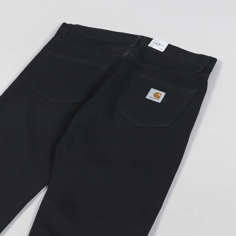 Carhartt WIP Pontiac Pant Black One Wash Maitland Denim-7