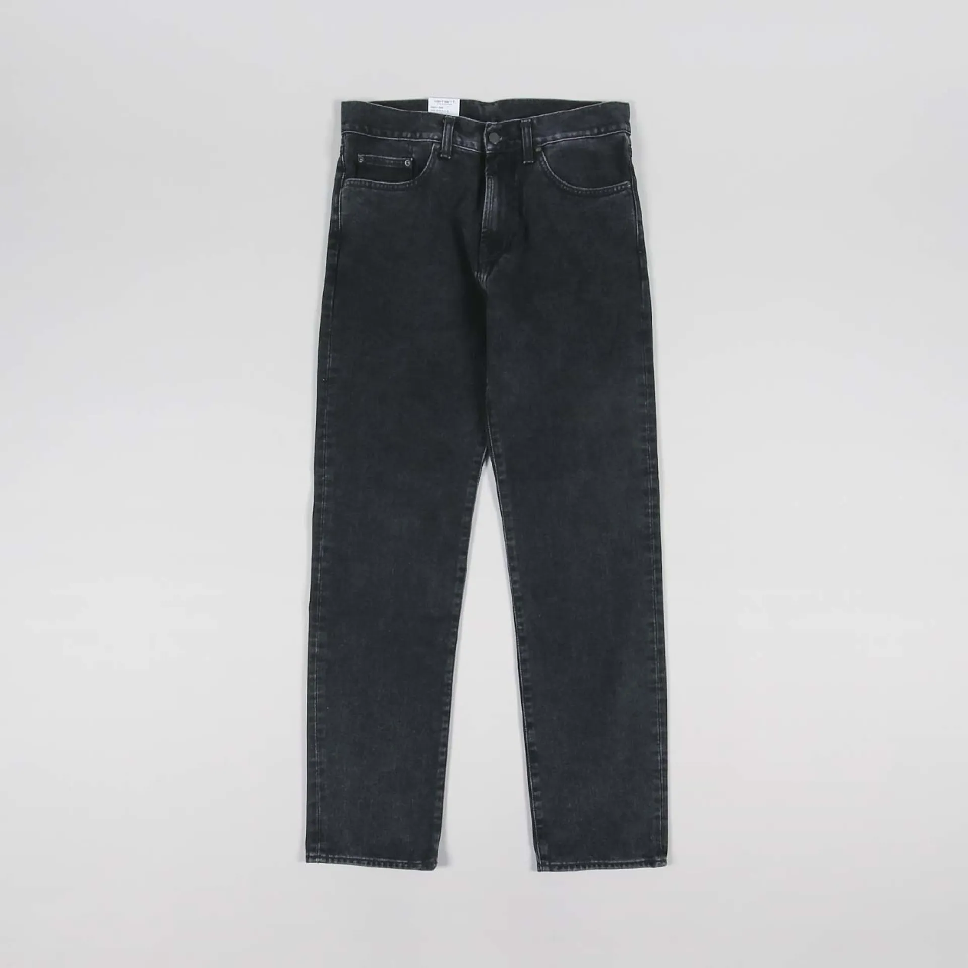 Carhartt WIP Pontiac Pant Black Stone Washed Maitland Denim Jeans