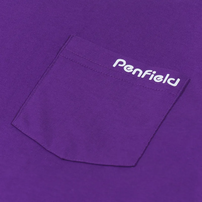 Penfield Pocket Long Sleeve T Shirt Tillandsia Purple-4
