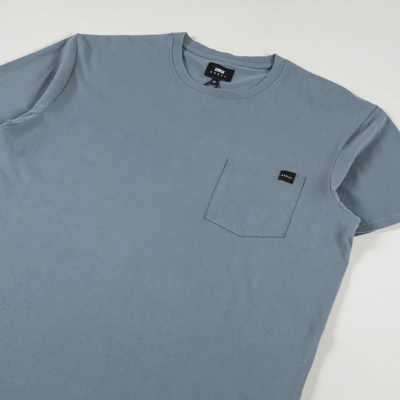 Edwin Pocket T Shirt Stormy Weather-2