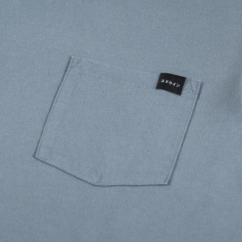 Edwin Pocket T Shirt Stormy Weather-1