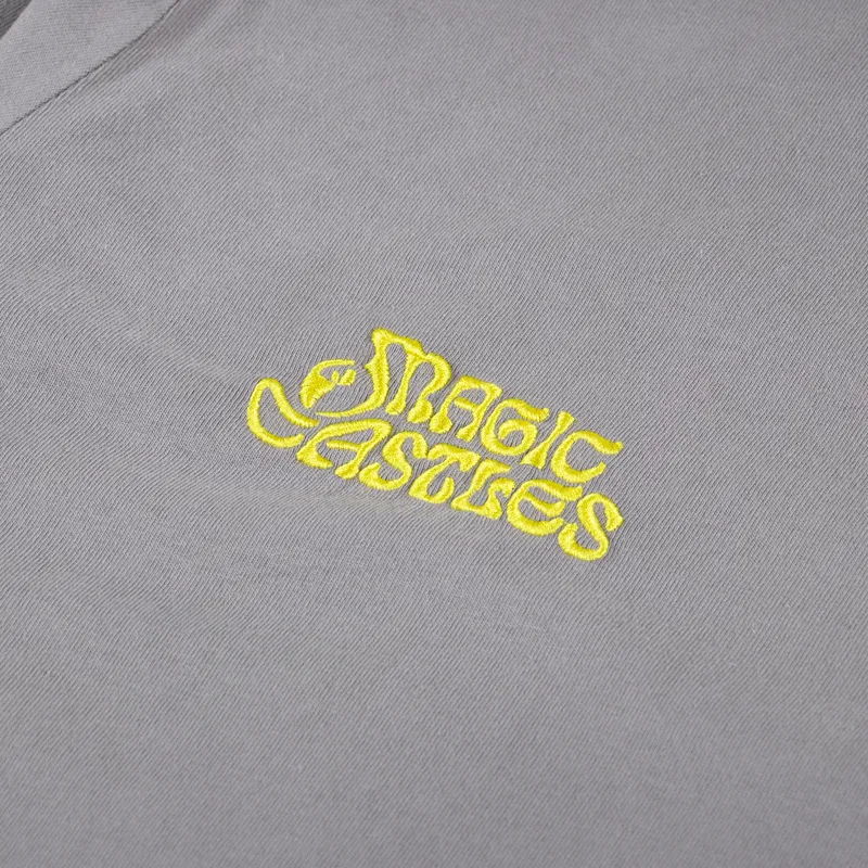 Magic Castles Poem Long Sleeve T Shirt Charcoal-8