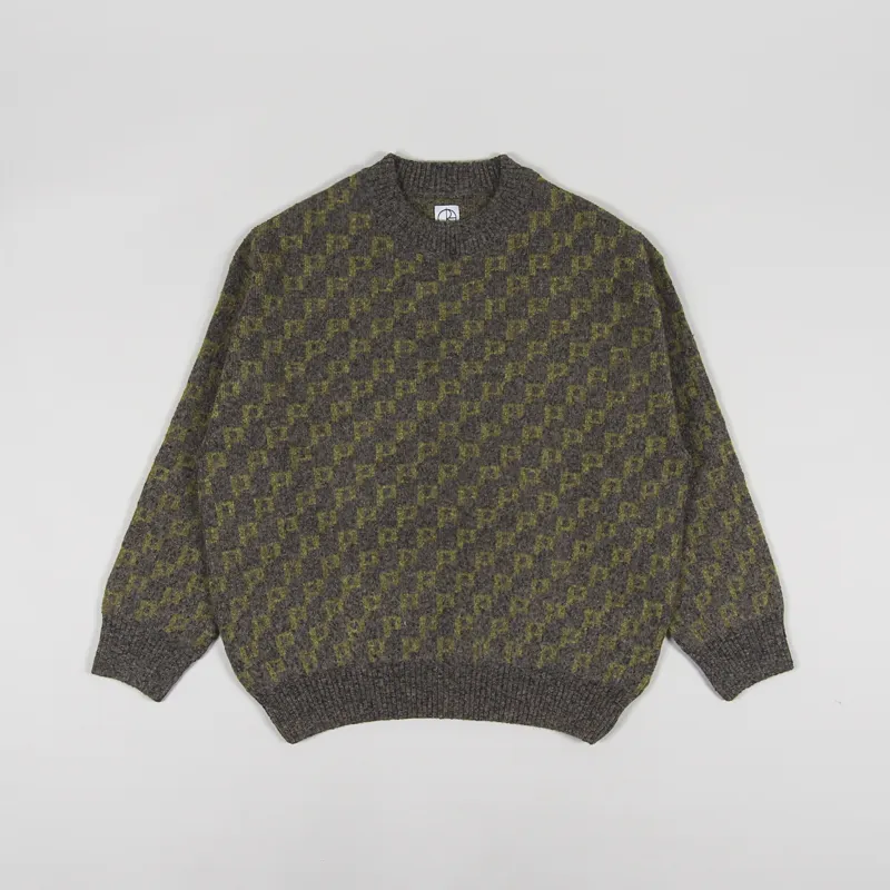 Polar Skate Co. Knit Sweater Army Green