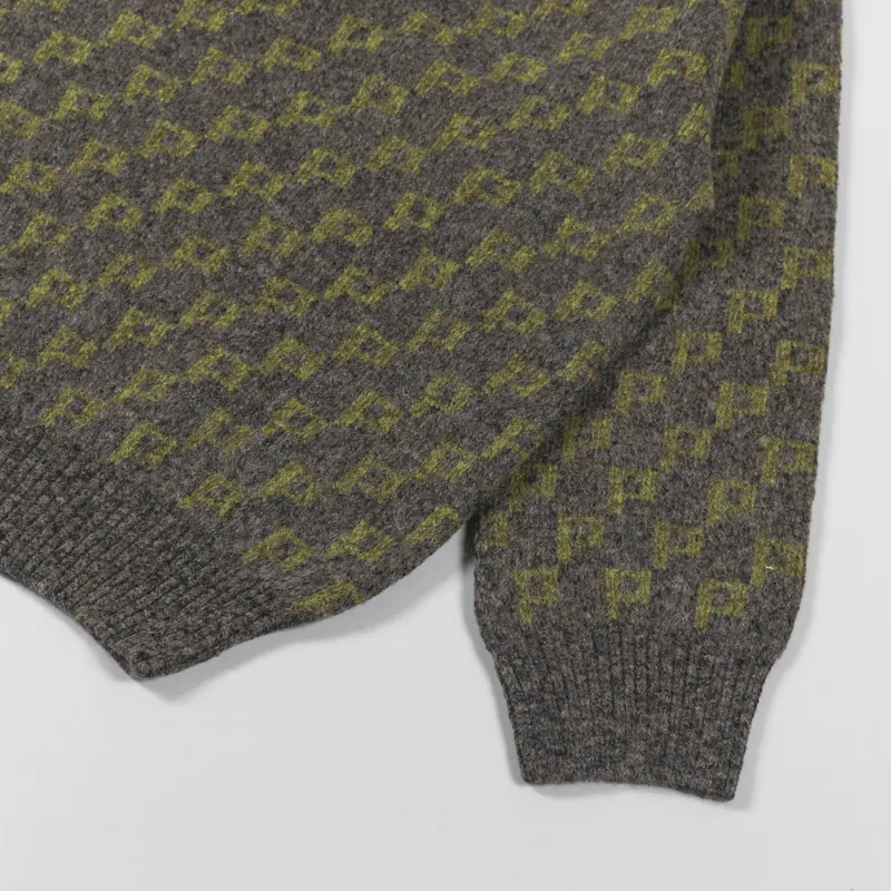 Polar Skate Co. Knit Sweater Army Green-6