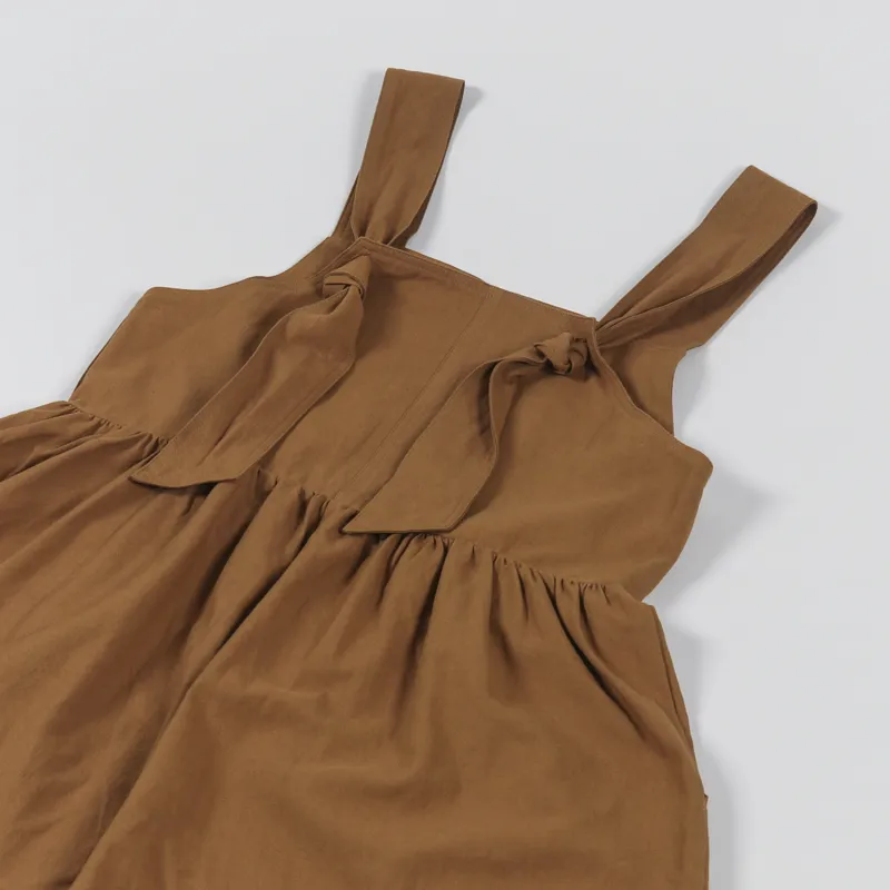 Sideline Womens Polly Dungarees Tobacco-7