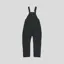 M.C Overalls Polycotton Dungaree Black