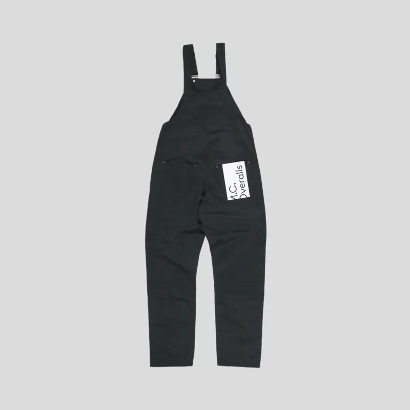 M.C Overalls Polycotton Dungaree Black-3