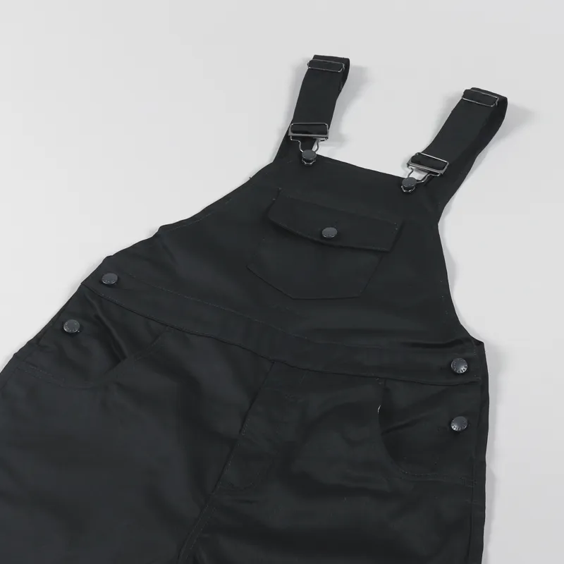 Black dungaree hot sale trousers