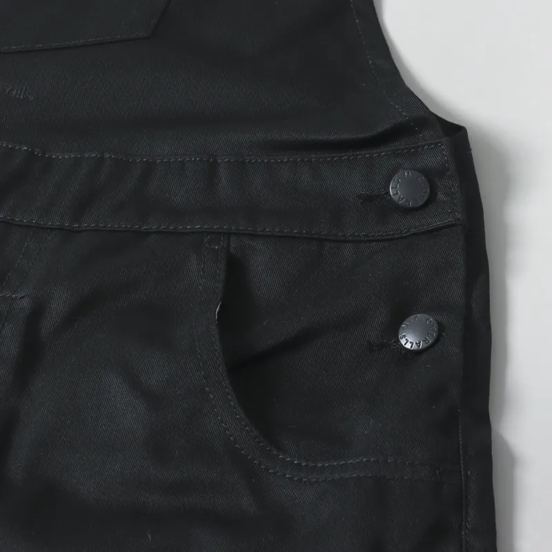 M.C Overalls Polycotton Dungaree Black-6