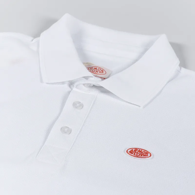 Armor Lux Logo Polo Shirt White-1