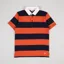 Armor Lux Rugby Polo Shirt Navire Orange Henne