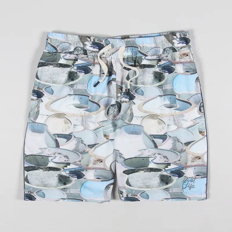 The Quiet Life Pool Beach Short Blue