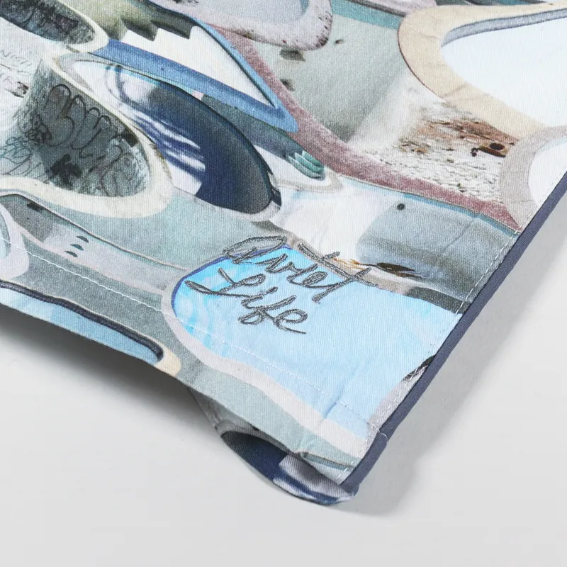 The Quiet Life Pool Beach Short Blue-3