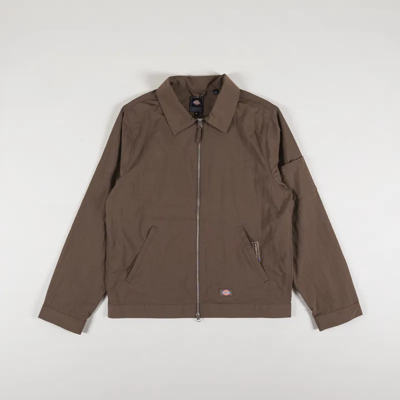 Dickies x Pop Trading Eisenhower Jacket Coat Rain Drum Brown