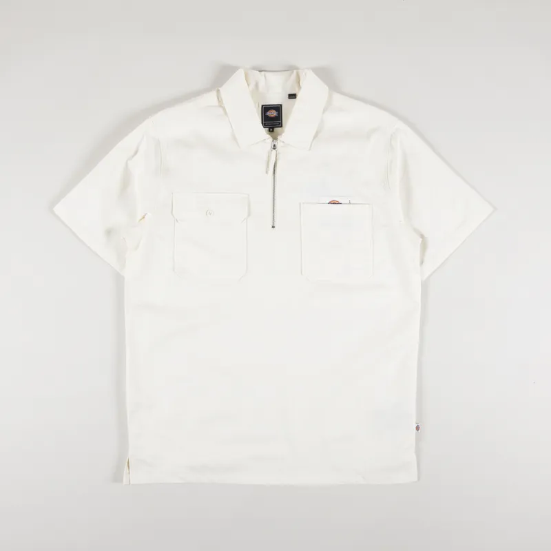 Dickies x Pop Trading Short Sleeve Shirt Off White