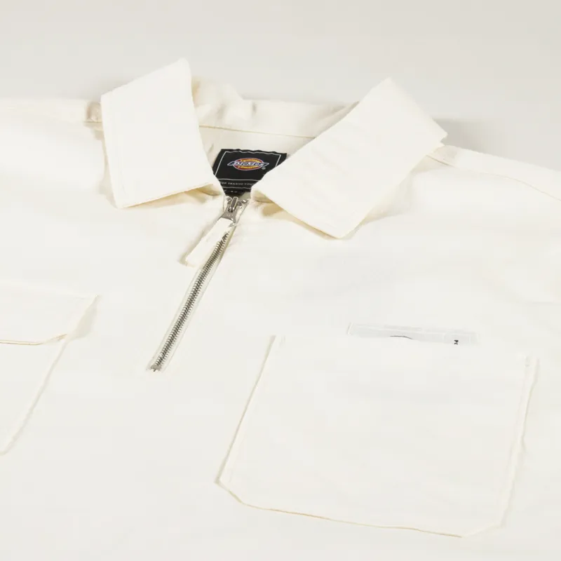 Dickies x Pop Trading Short Sleeve Shirt Off White-2