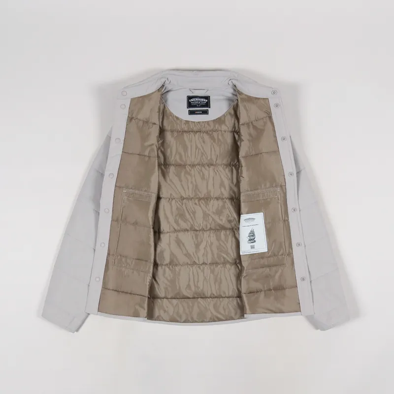 FrizmWORKS Poplin Padded Shirt Beige-1