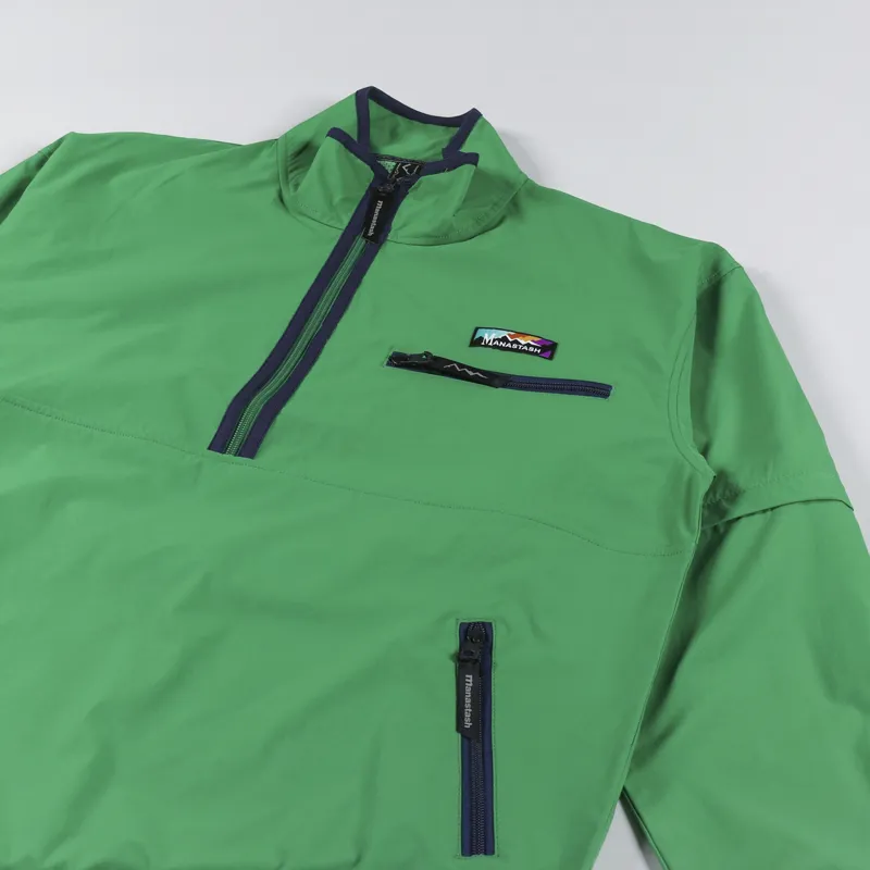 Manastash Poppy Pop Over Jacket Green-2