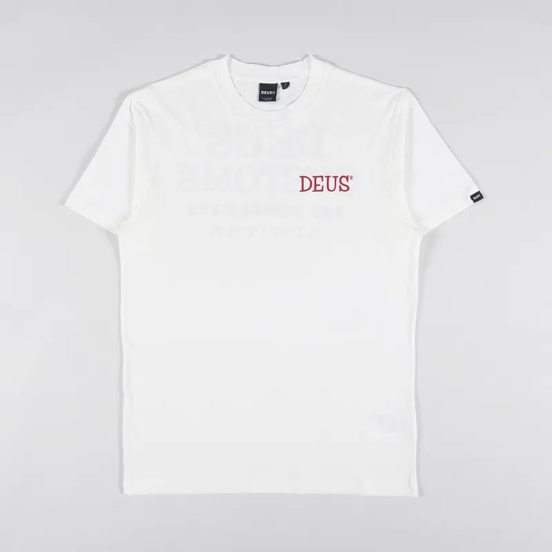 Deus Ex Machina Portal T Shirt Vintage White-1