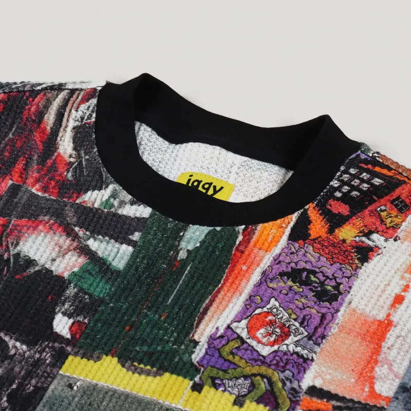 Iggy Post No Bills Thermal Sweat Printed-8