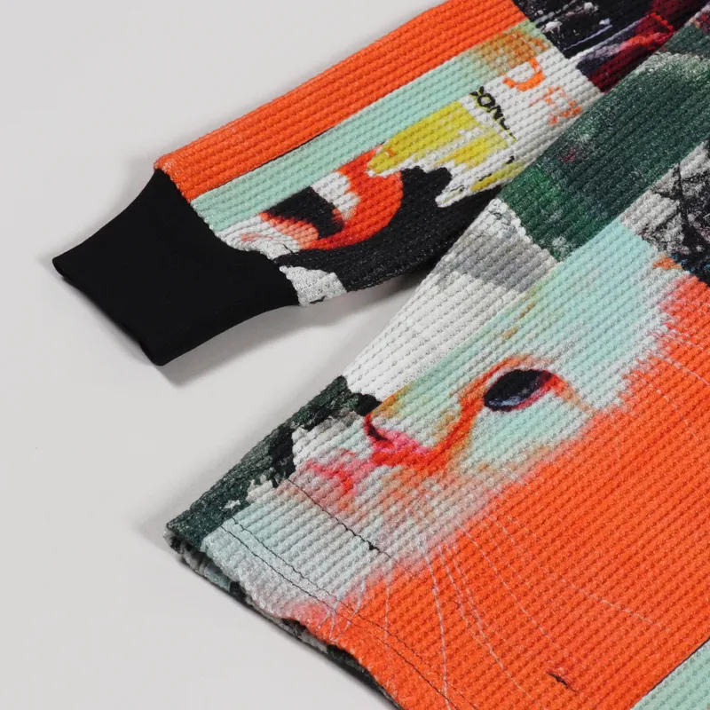 Iggy Post No Bills Thermal Sweat Printed-4