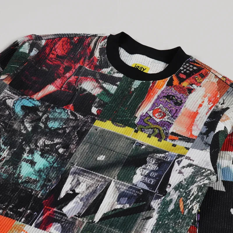 Iggy Post No Bills Thermal Sweat Printed-2