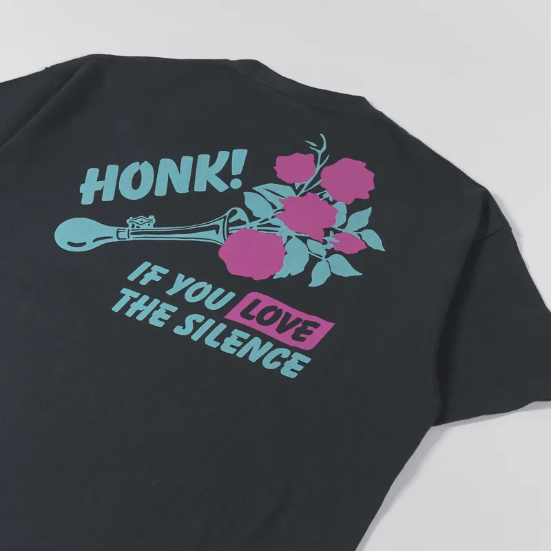 Deus Ex Machina Posy T Shirt Phantom Black-2