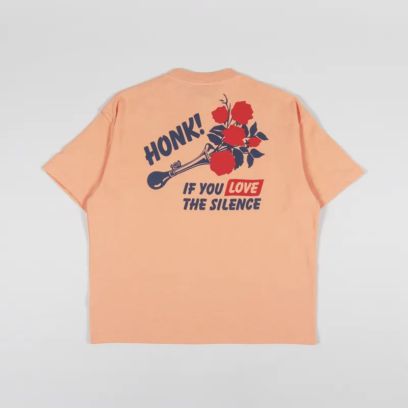 Deus Ex Machina Posy T Shirt Sunkist Orange