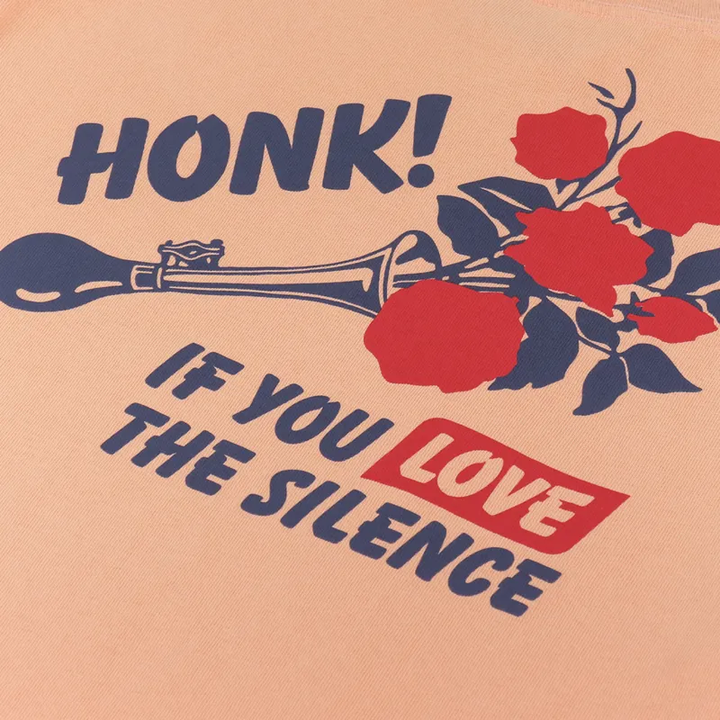 Deus Ex Machina Posy T Shirt Sunkist Orange-4