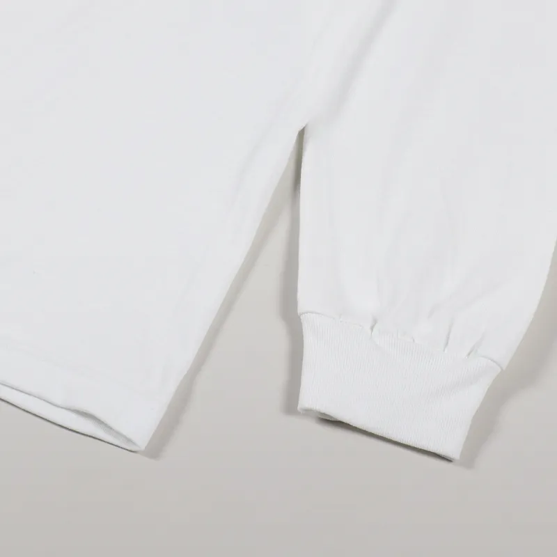 Pass Port PP Gang Long Sleeve T Shirt White-2