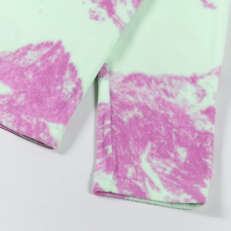 Berghaus Prism Printed Trango Half Zip Fleece Light Green Purple-4