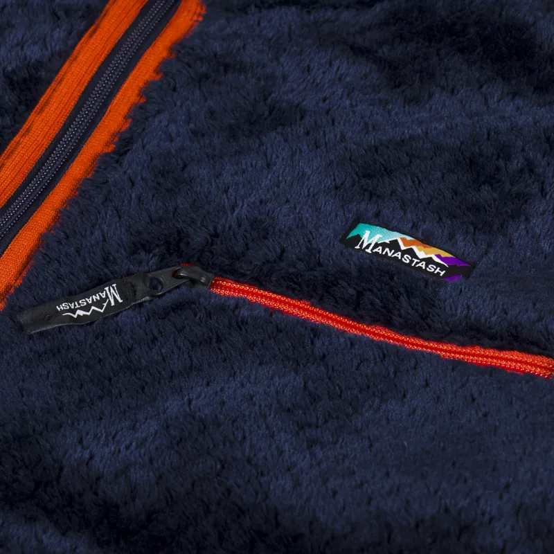 Manastash Poppy Thermal Fleece Jacket Navy-4