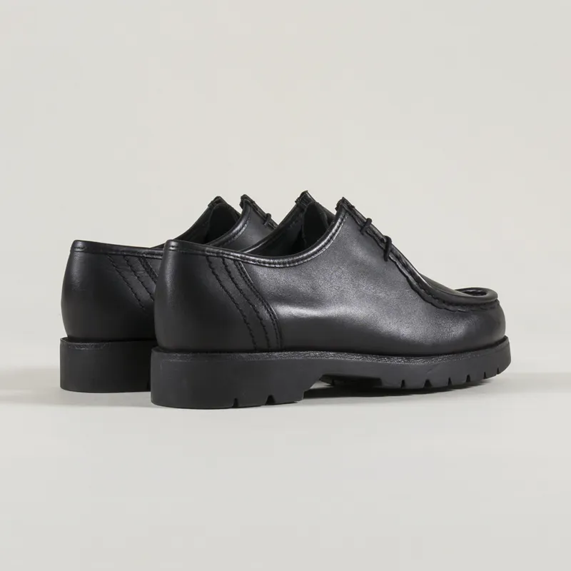 KLEMAN | PADROR WOMEN BLACK／37 Black Padror Lace Up Shoes - Kleman, Cowhide Leather