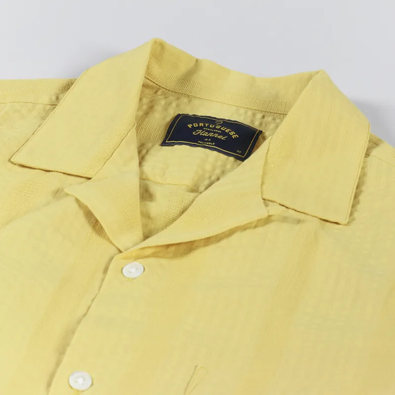 Portuguese Flannel Praia Shirt Yellow-4