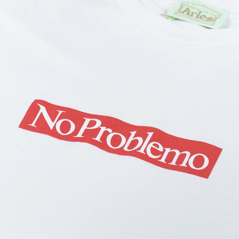 Aries Problemo Supremo Long Sleeve T Shirt White-2