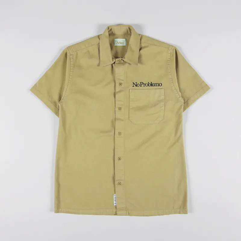 Aries Mini Problemo Uniform Shirt Khaki