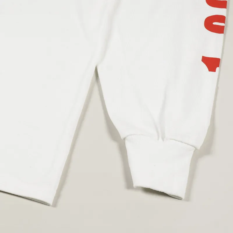 Paradise NYC Paradise Bail Bonds Long Sleeve T Shirt White-5