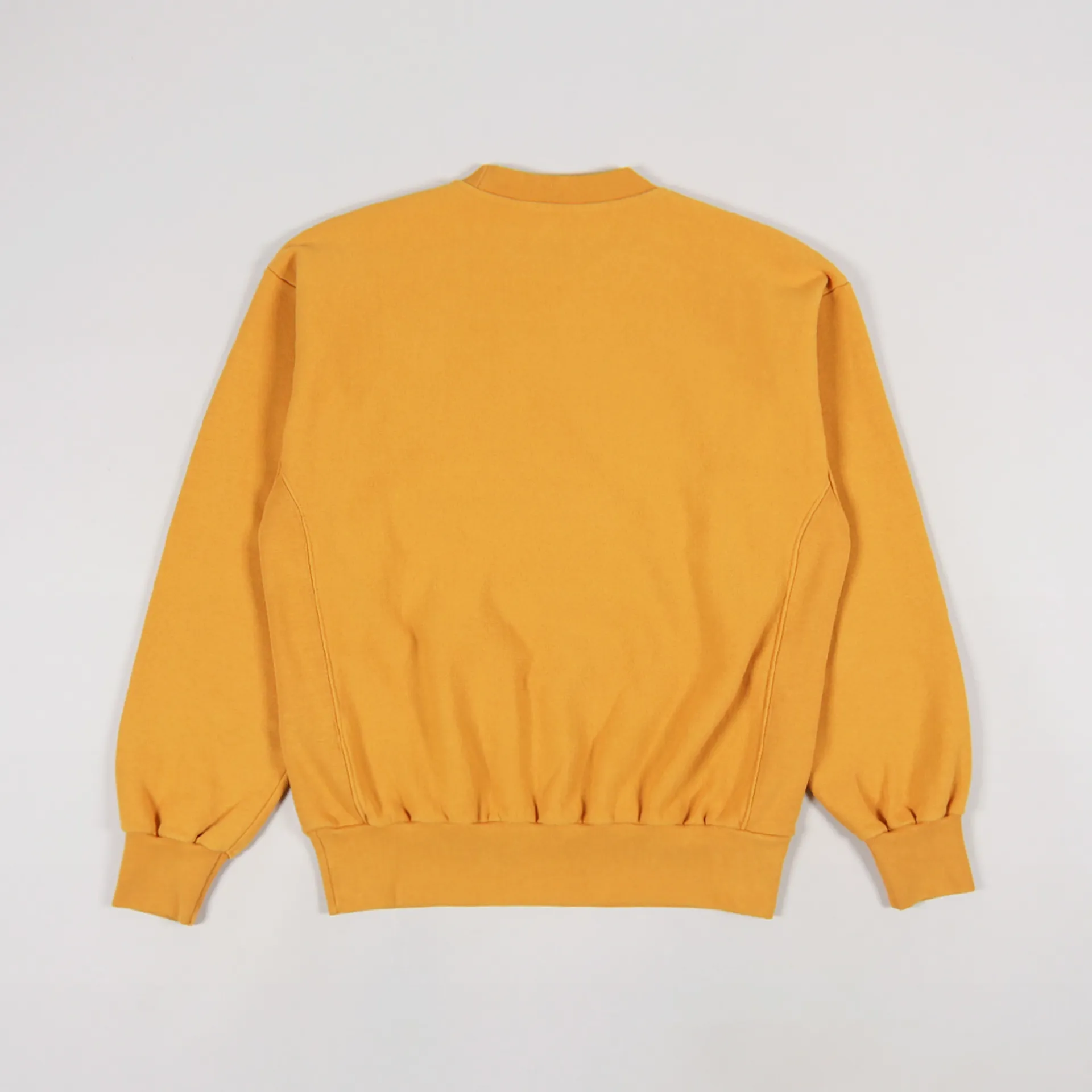 Aries Arise Mens Premium Temple Logo Sweatshirt Ochre Yellow