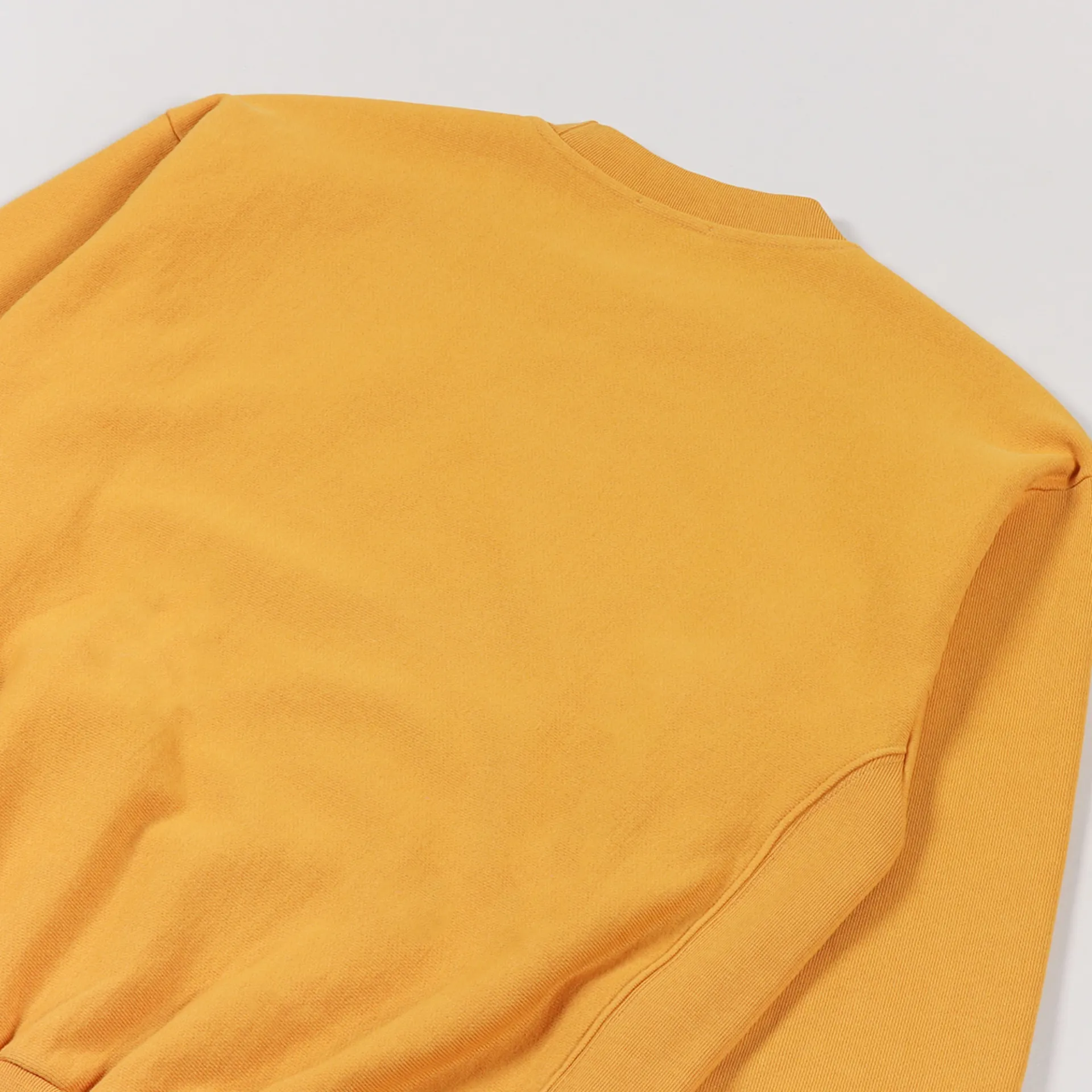 Aries Arise Mens Premium Temple Logo Sweatshirt Ochre Yellow