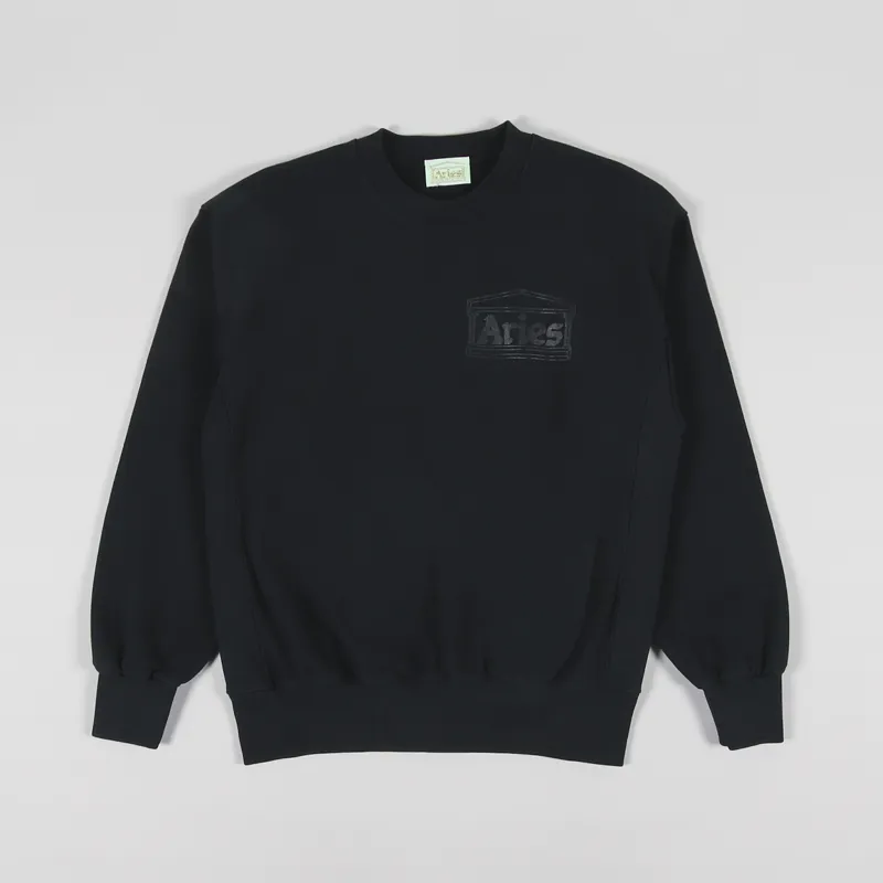 Aries Premium Temple Sweatshirt Black