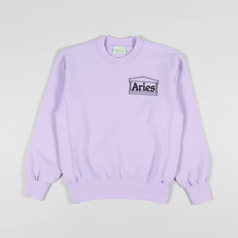 Aries Premium Temple Sweatshirt Lilac