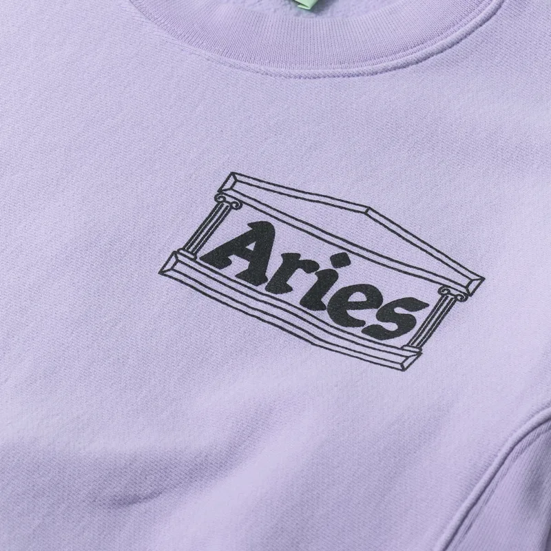 Aries Premium Temple Sweatshirt Lilac-5