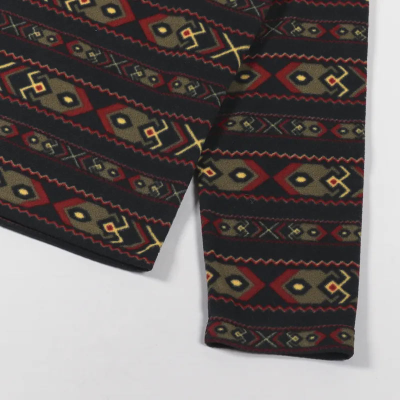 Berghaus Prism Printed Trango Half Zip Fleece Green Yellow-4