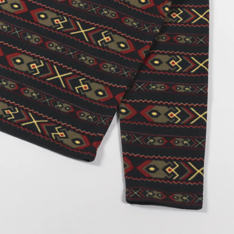 Berghaus Prism Printed Trango Half Zip Fleece Green Yellow-6